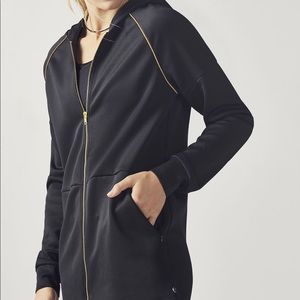 Fabletics Livia Jacket black hooded jacket NWT